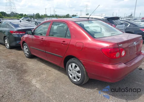 2008 Toyota Corolla Ce/Le/S из США, поврежденный, VIN 2T1BR32E98C908277